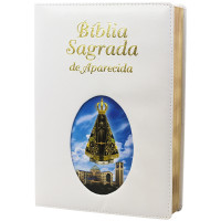 Bíblia Sagrada de Aparecida - Grande Ilustrada - Branca