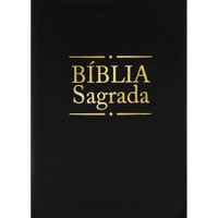 Bíblia Sagrada - Dourada preta