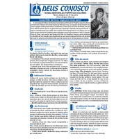 Folheto DEUS CONOSCO – NOSSA SENHORA DO PERPÉTUO SOCORRO
