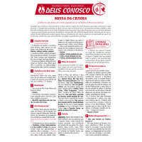 Folheto DEUS CONOSCO – MISSA DA CRISMA