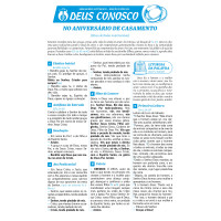 Folheto DEUS CONOSCO – CELEBRAÇÃO MATRIMONIAL